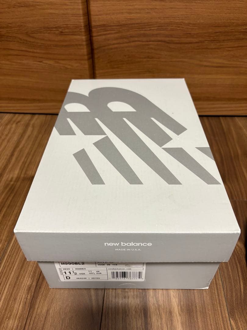 最終値下げ New Balance 990v2 ブラック　29.5cm