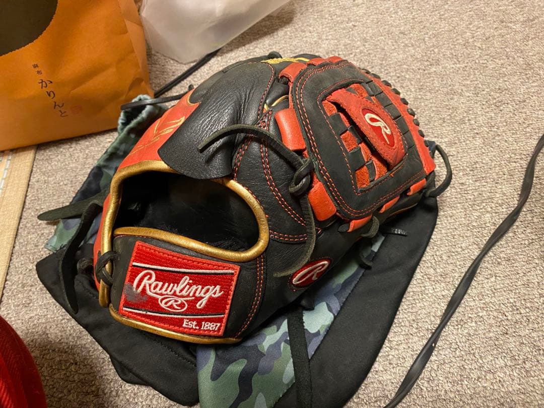 犬*叉様 軟式野球道具一式 バット2本 グローブ1個(グローブケース付き)