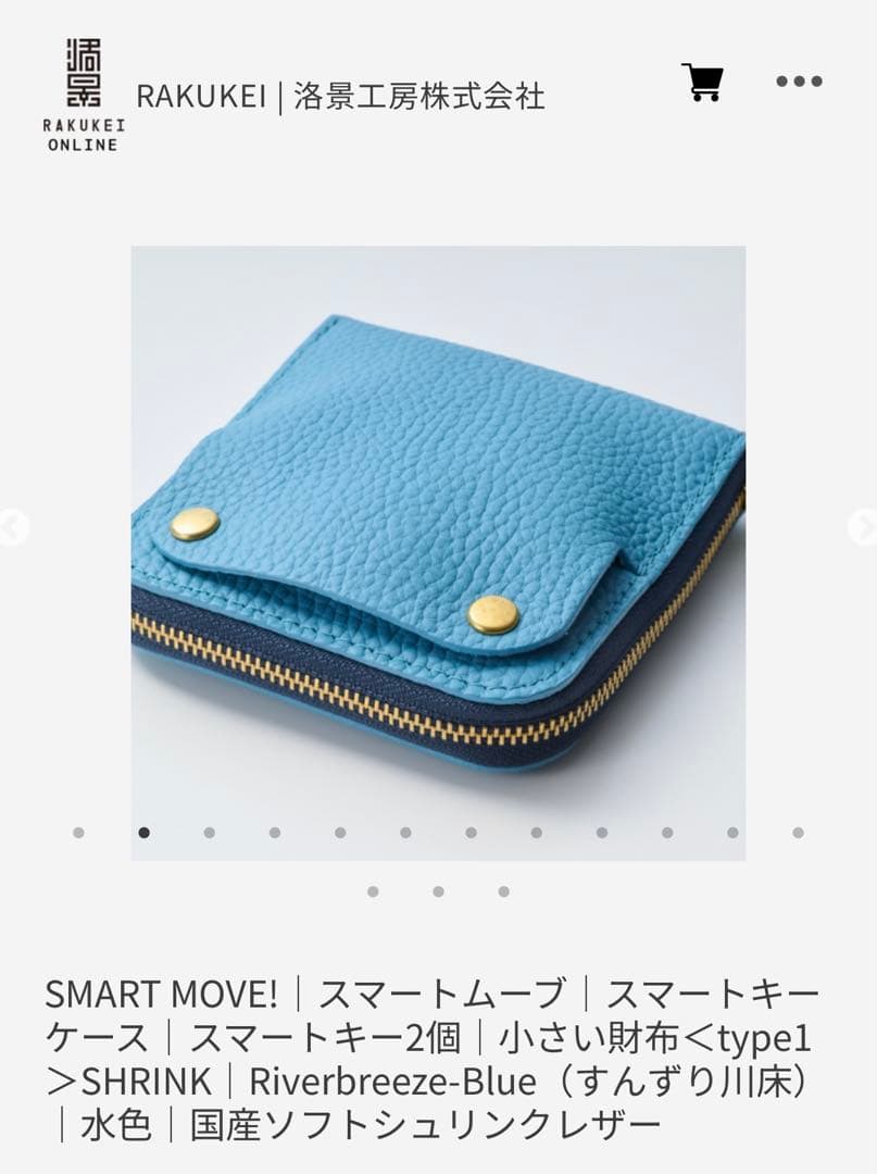 RAKUKEI SMART MOVE! type1 小さい財布　新品未使用！