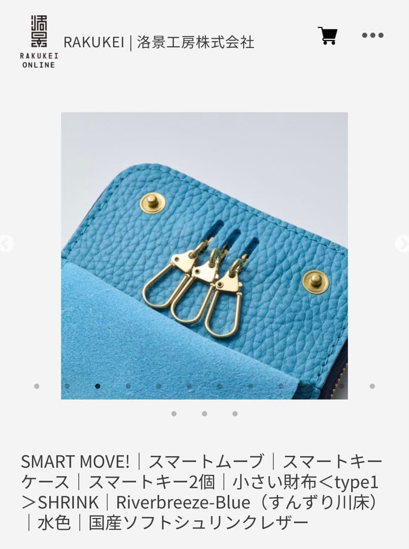 RAKUKEI SMART MOVE! type1 小さい財布　新品未使用！