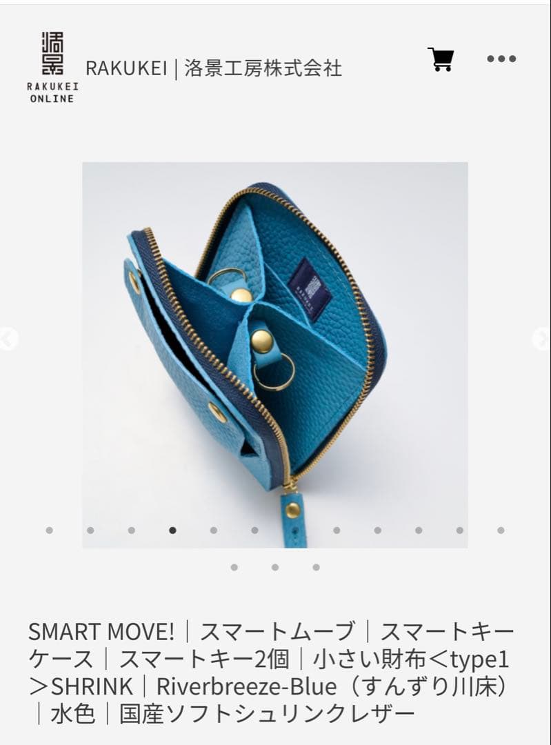 RAKUKEI SMART MOVE! type1 小さい財布　新品未使用！
