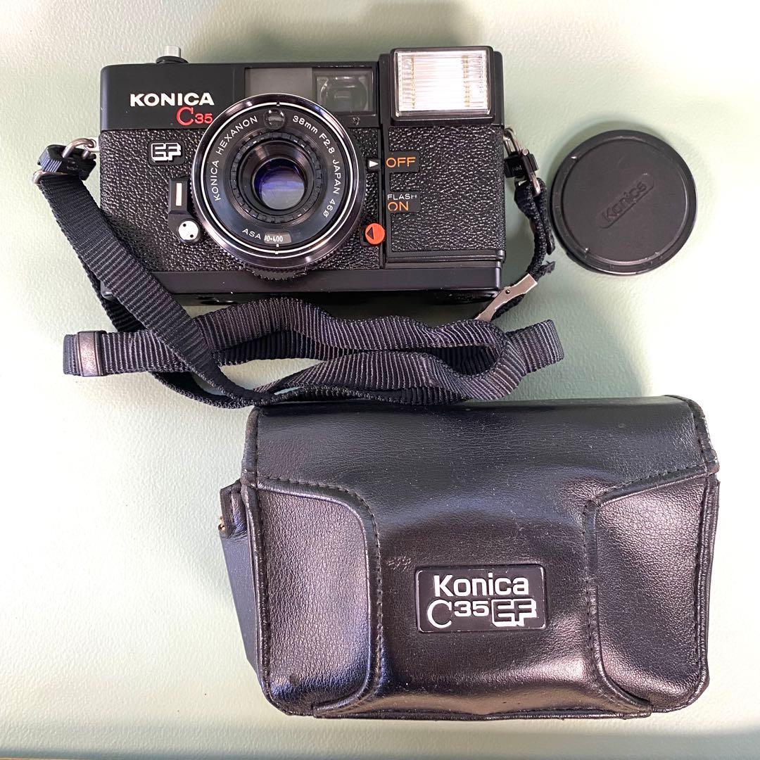 【作動保証1ヶ月】　整備済、完動品/ コニカ Konica C35 EF