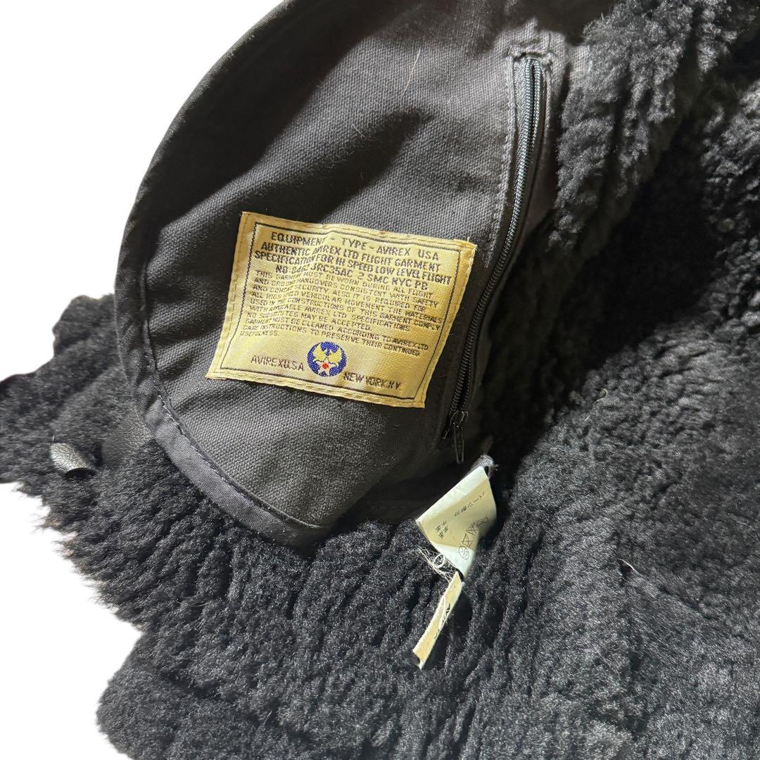 ✨希少美品✨ AVIREX B-3 フライトジャケット ブラック USA製 34