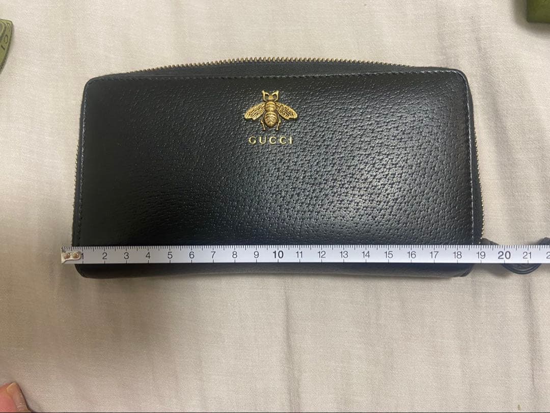 GUCCI グッチ 長財布 蜂bee ビー アニマリエ ユニセックス シリアル有
