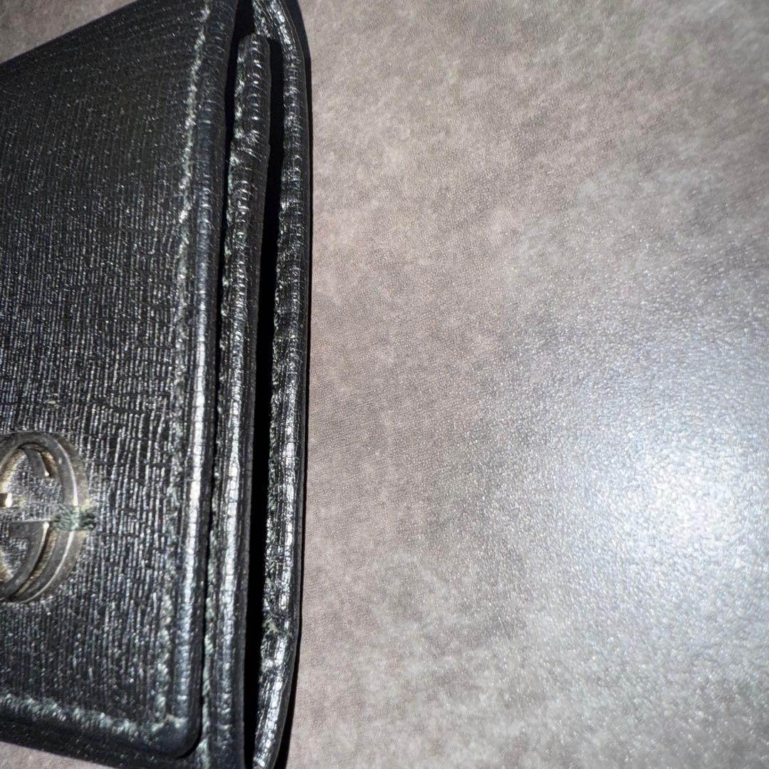 極美品　1回　短時間使用　gucci グッチ　インターロッキングG 名刺入れ
