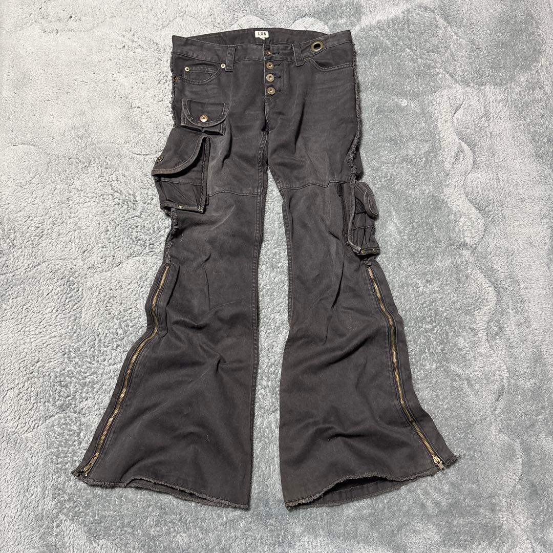 L.G.B ルグランブルー ギミックフレアパンツ archive