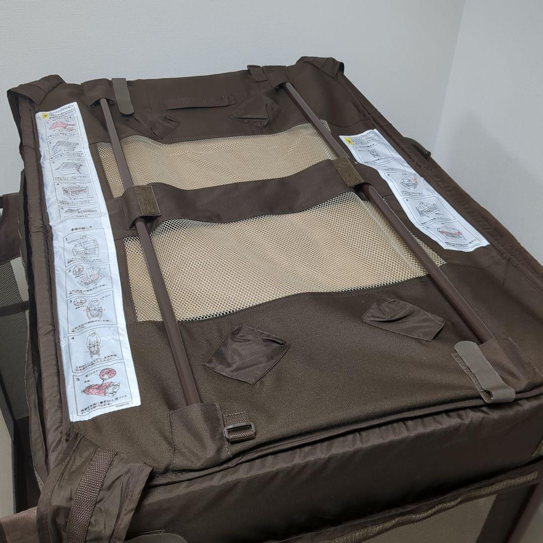 アップリカ　ココネルエアープラス　チョコレートブラウン　ベビーベッド