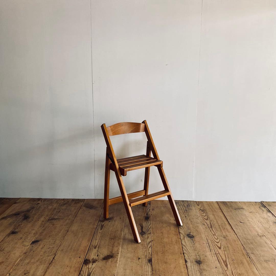 DEL FABBRO イタリア製 フォールディング チェア 椅子 折り畳み