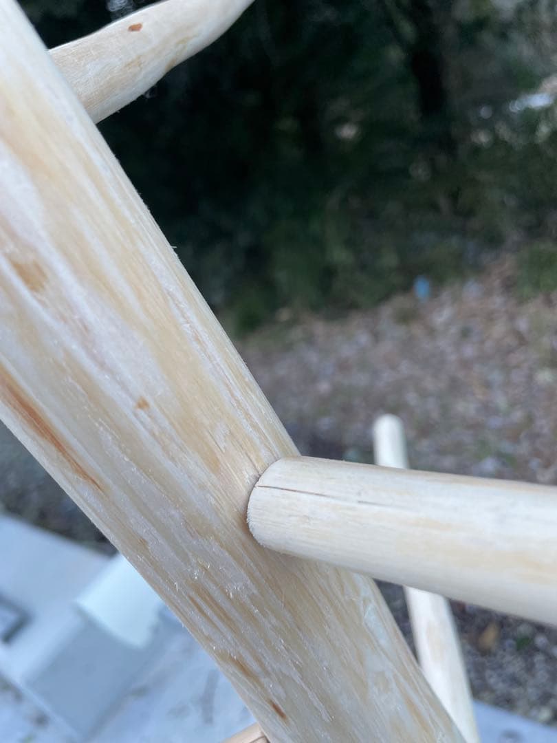 国産ヒノキ　鳥用止まり木　大型スタンド　約157センチ　中型インコ用