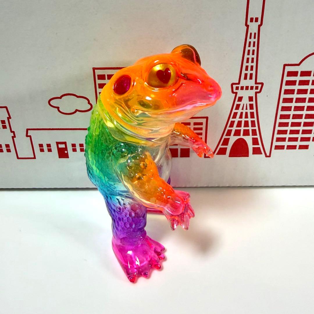 ソフビ ケロンガ クリア レインボー カスタム ペインターネット