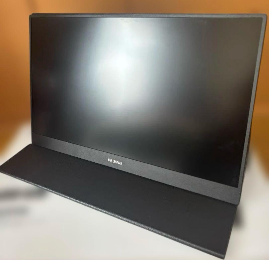 アイリスオーヤマ15.6型薄型ポータブルモニター DP-DF163S-B【美品】