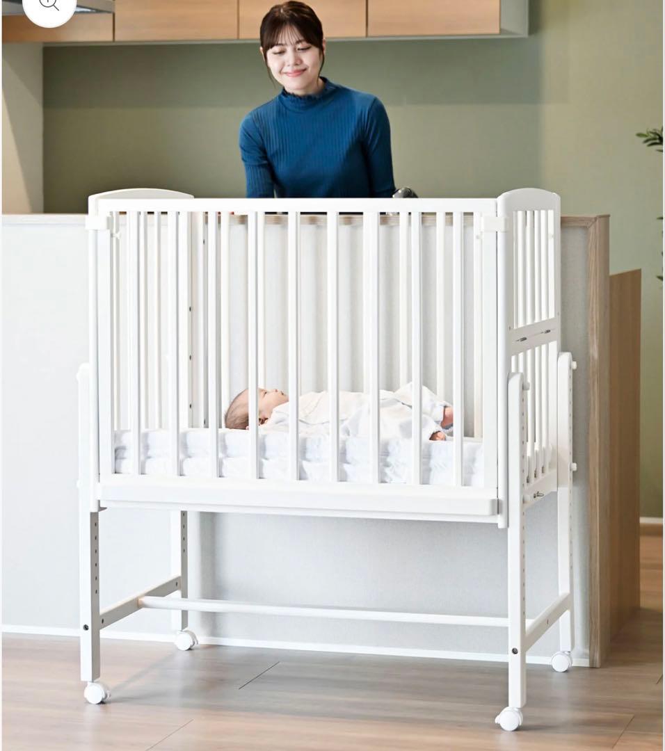 そいねーるADミニ　ベビーベッド ホワイト