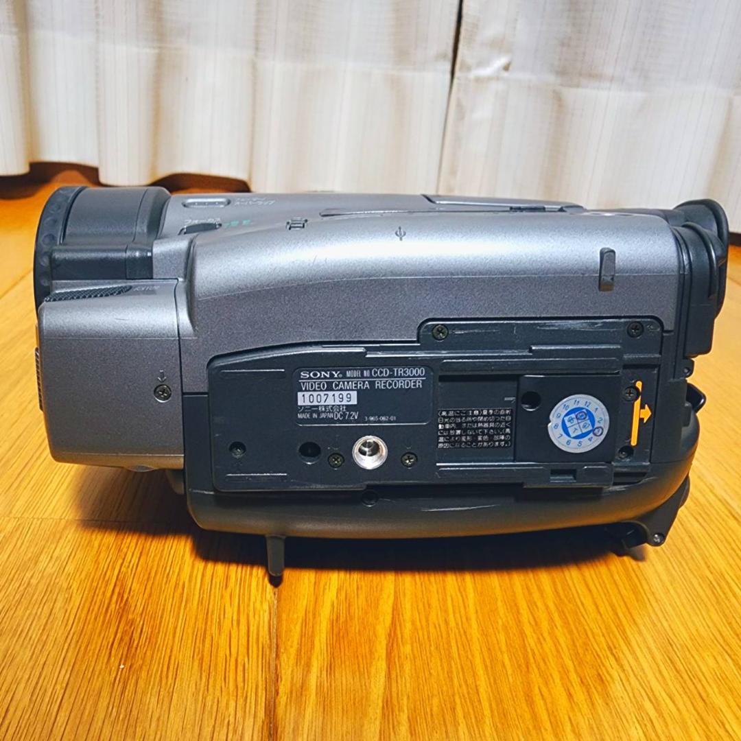 【動作確認済】SONY 高画質 Hi8 ビデオカメラ CCD-TR3000 一式