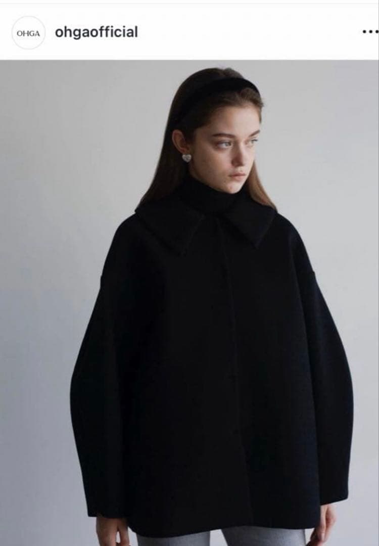 最終お値下げ！美品　完売品OHGA ボンディングコート