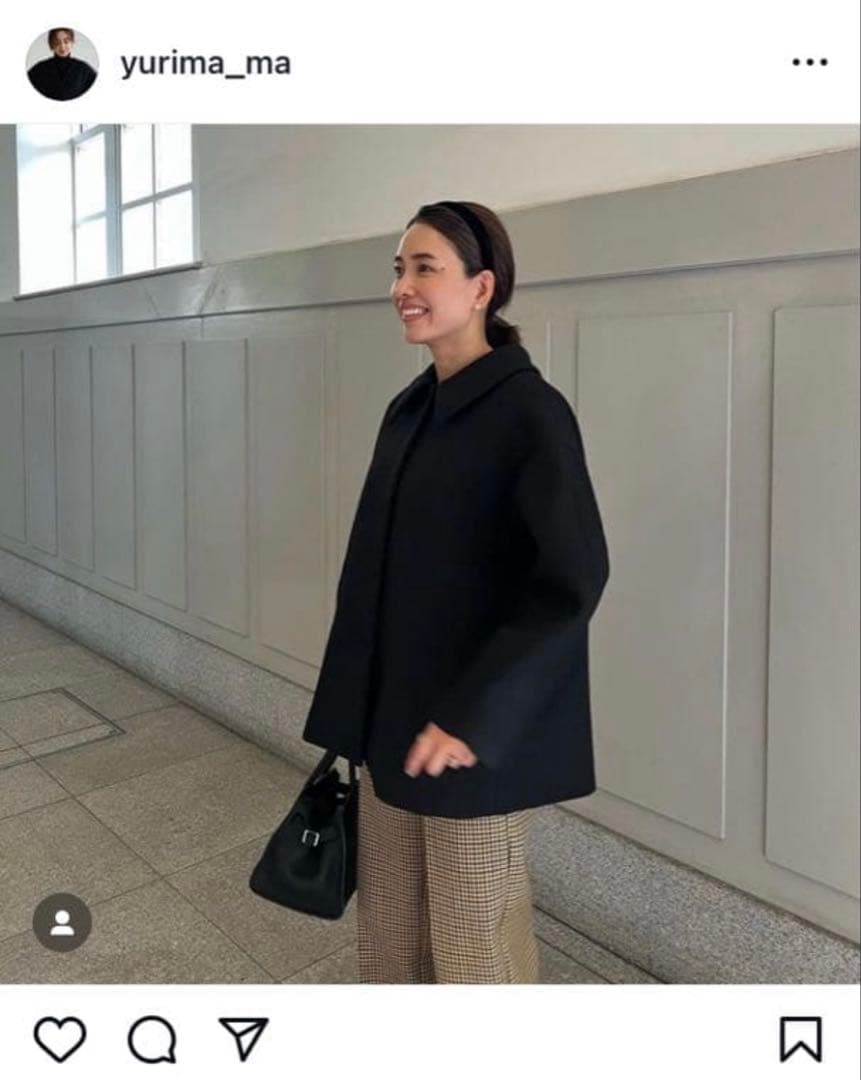 最終お値下げ！美品　完売品OHGA ボンディングコート