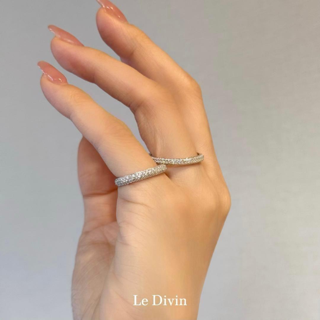 一点限定価格 11号 モアサナイト パヴェリング フルエタニティ S925