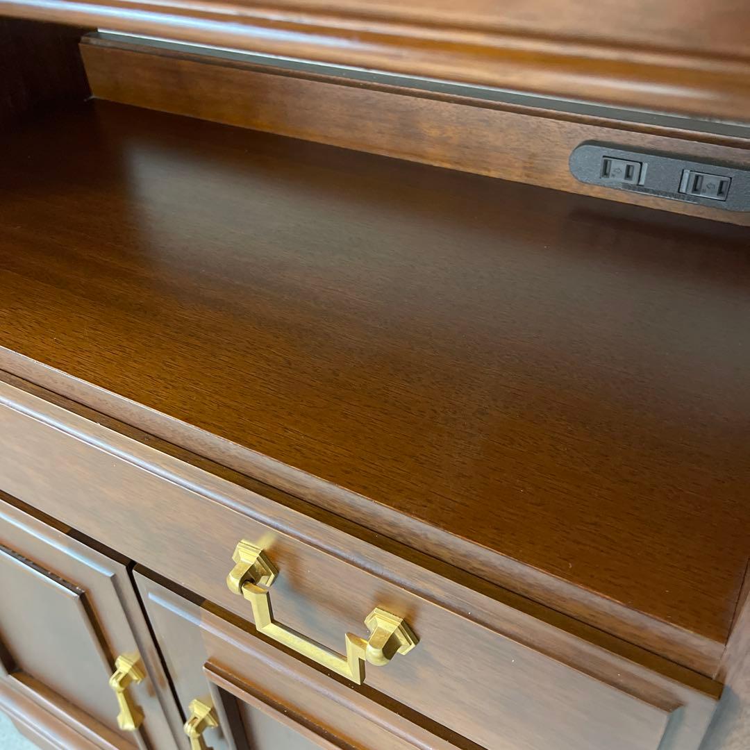 美品　マルニ木工 maruni 地中海シリーズ 電話台 サイドラック