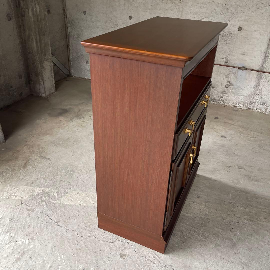 美品　マルニ木工 maruni 地中海シリーズ 電話台 サイドラック