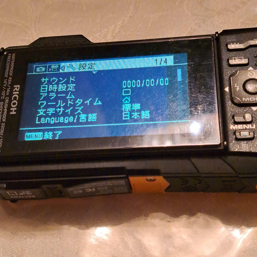 リコー RICOH　WG-50 防水デジタルカメラ ＋バッテリー＋SDカード
