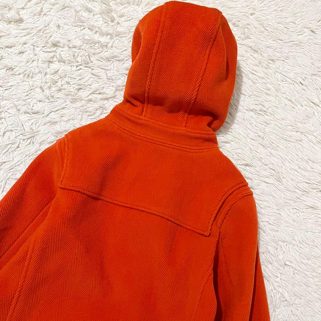 ✨極美品✨オーシバル　ダッフルコート　ヘリンボーン　ロング丈　オレンジ