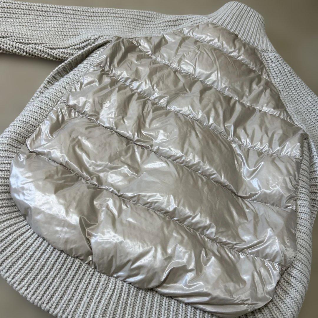 早い者勝ち【美品】HERNO ダウンジャケット ジップアップ　ニット　40