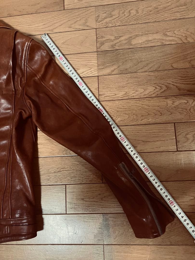 古*賀様 SEVESKIG(セヴシグ) 馬革　レザーライダースジャケット