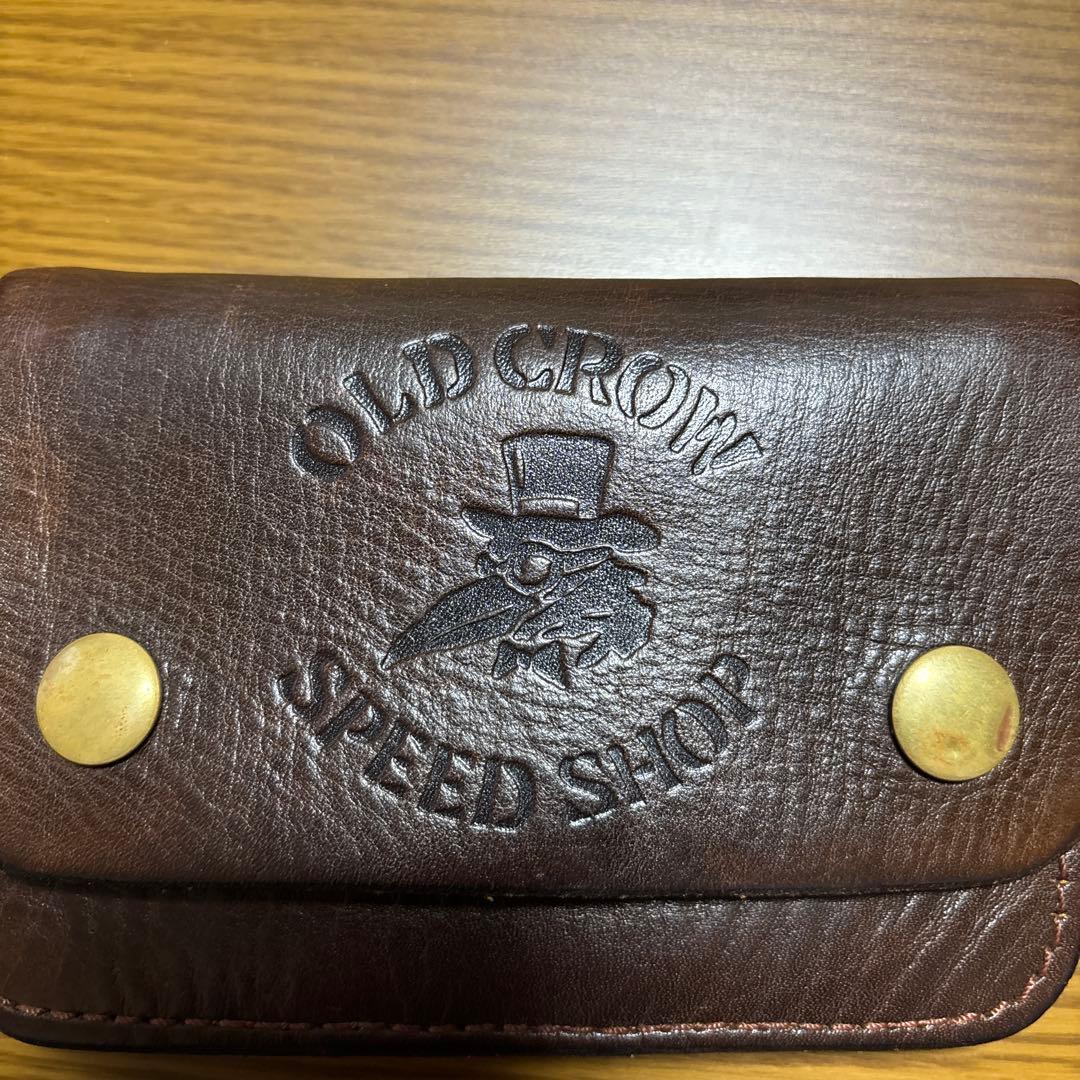 OLD CROW SPEED SHOP レザーウォレット GLAD HAND