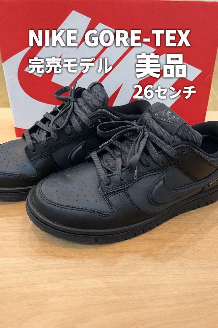 【即購入OK】NIKE ダンク GORE-TEX 黒 26cm 箱付 美品