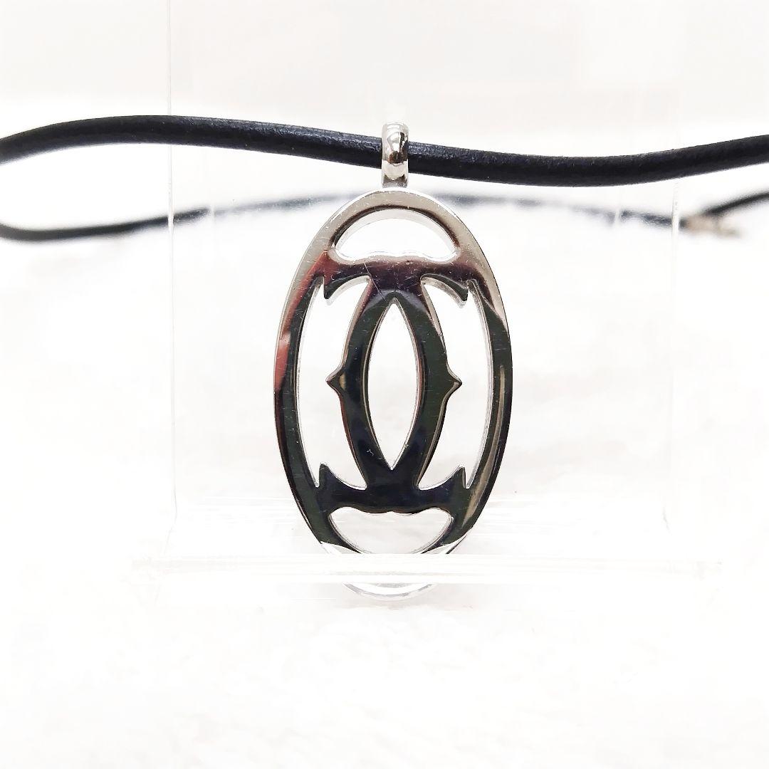 カルティエ Cartier ロゴ チョーカー ネックレス シルバー
