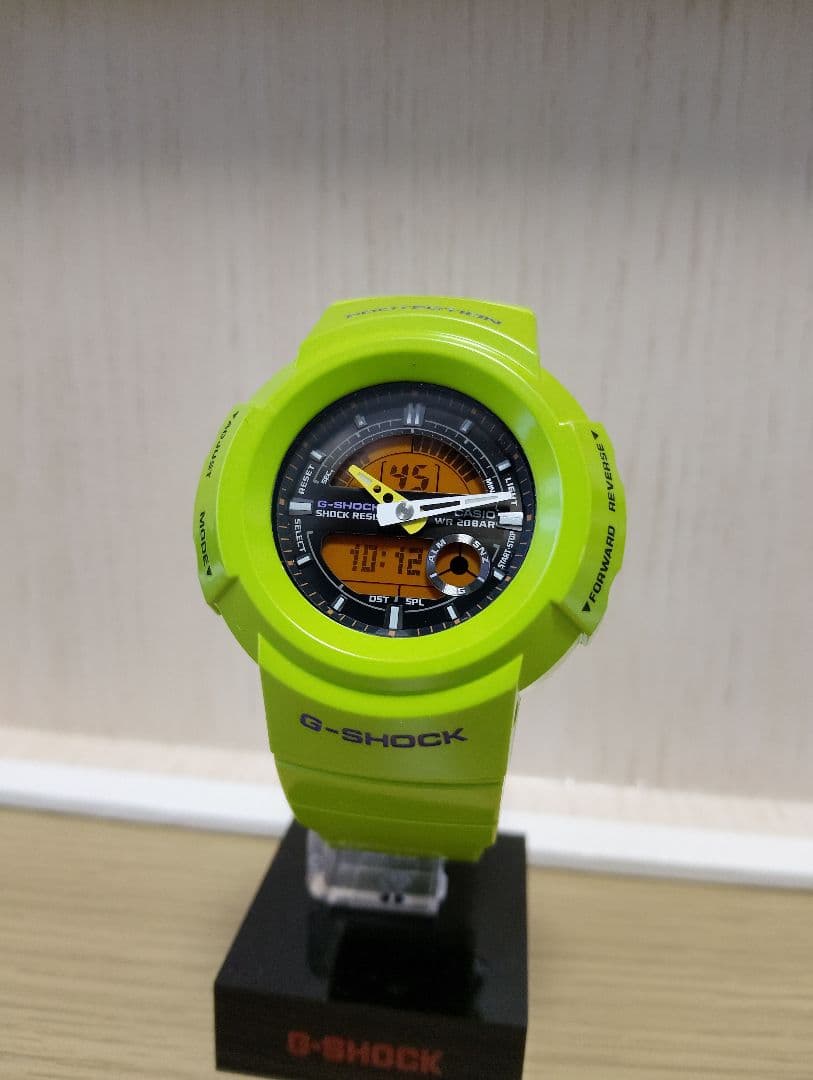 G-SHOCK AW-582SC グリーン アナデジ 美品です♪