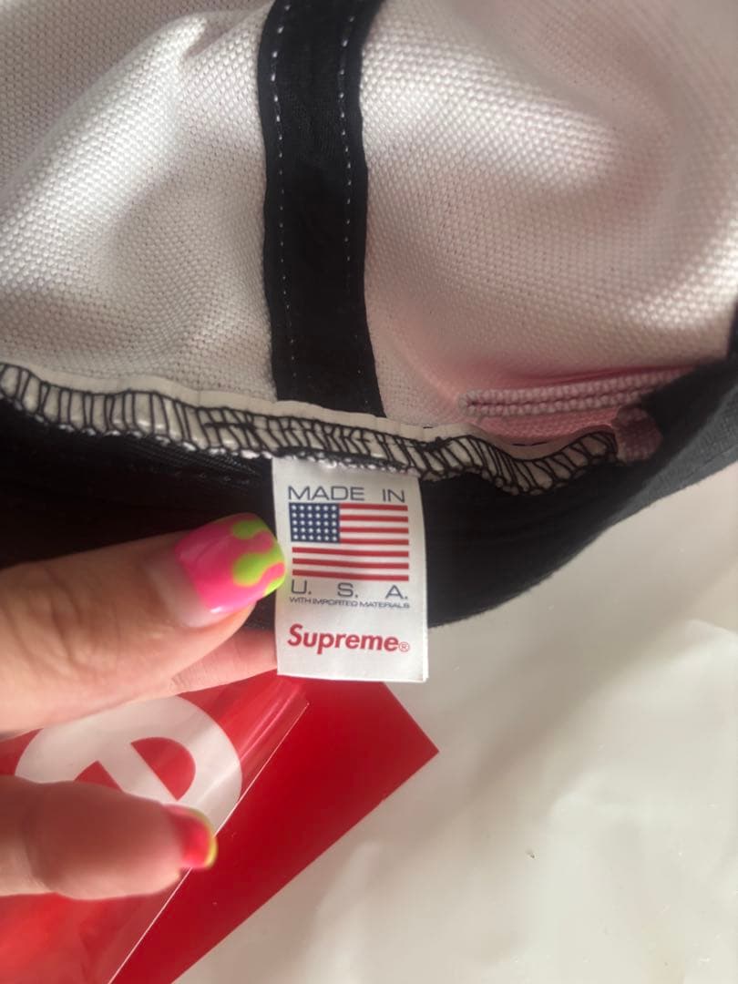 25fw supreme キャップ Sロゴ Light Pink ピンク