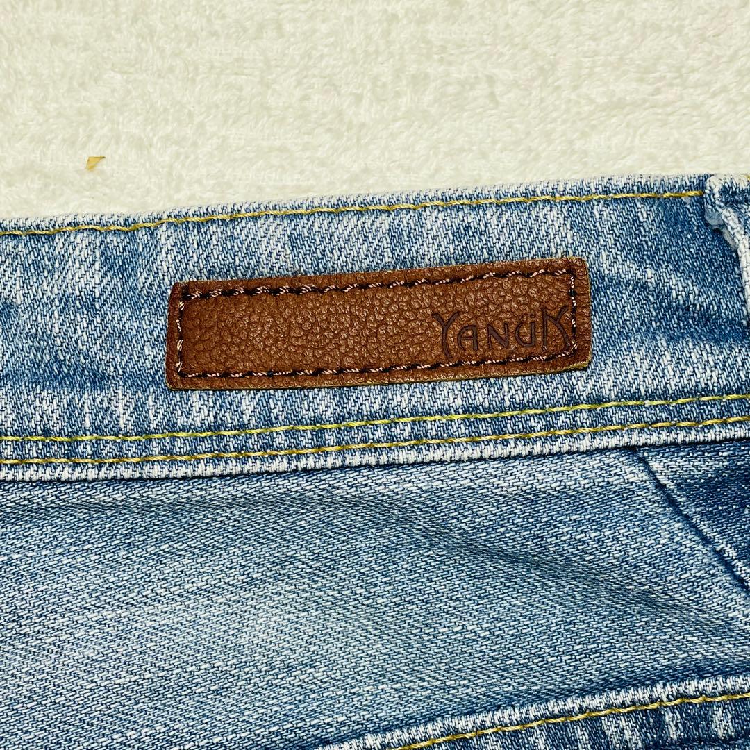 美品 YANUK ヤヌーク LILITH ワイドストレート リリス w23