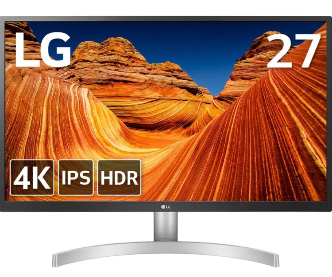 【4Kモニター】LG 27UL500-W【美品】