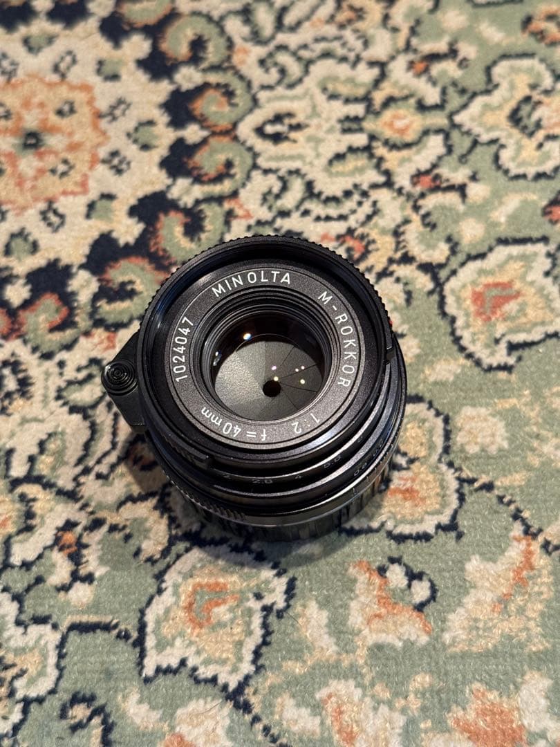 美品　MINOLTA M-ROKKOR 40mm f2 ミノルタ　ロッコール