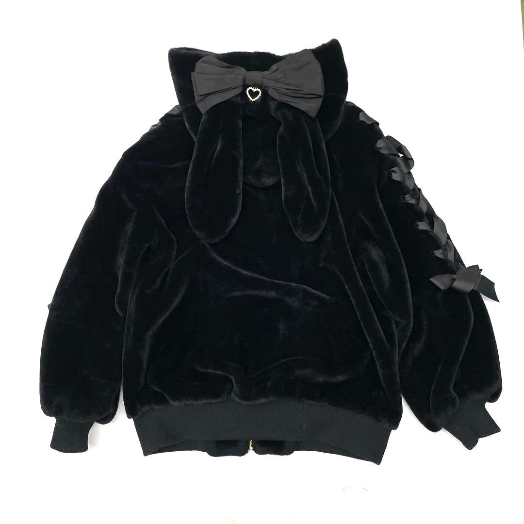 LIZLISA リズリサ　うさぎ耳ファーブルゾン　アウター⑥3076