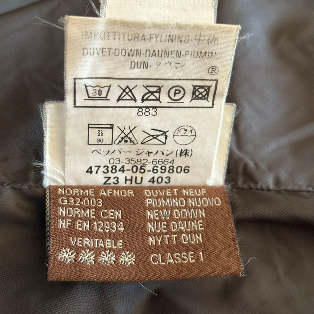 美品 モンクレール ダウンコート キルティング 茶タグ ブルガリア製