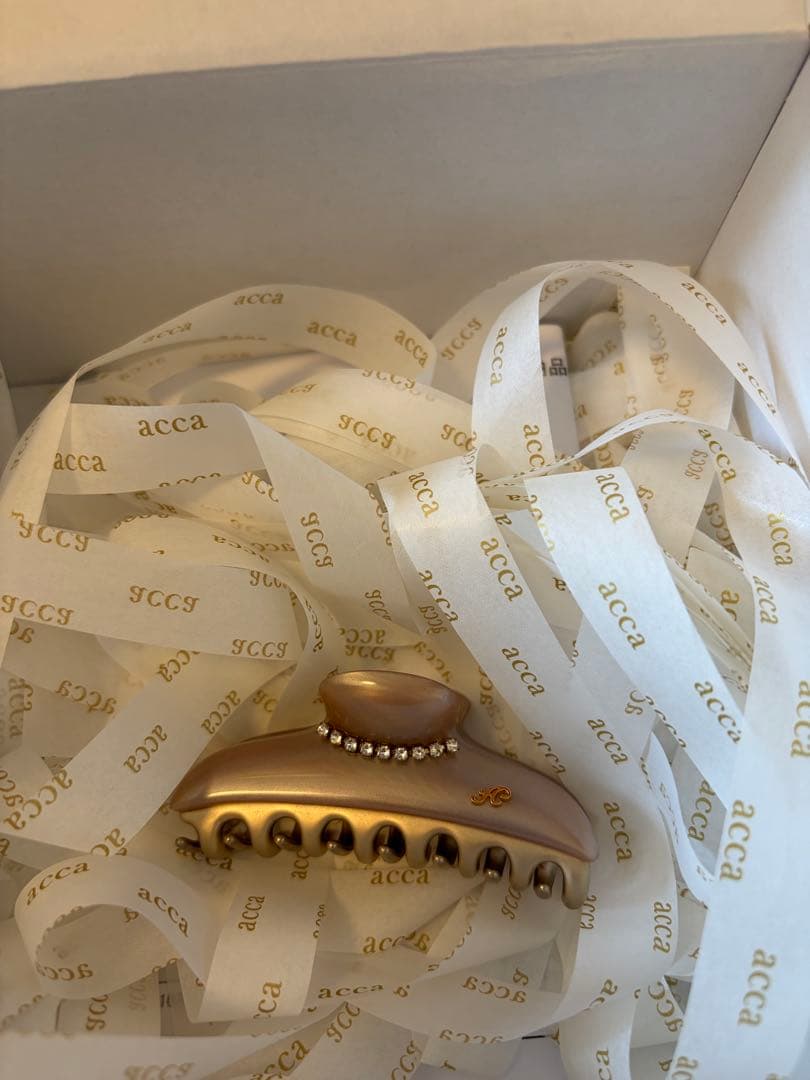 acca ニューコラーナクリップMサイズ　ベージュ系