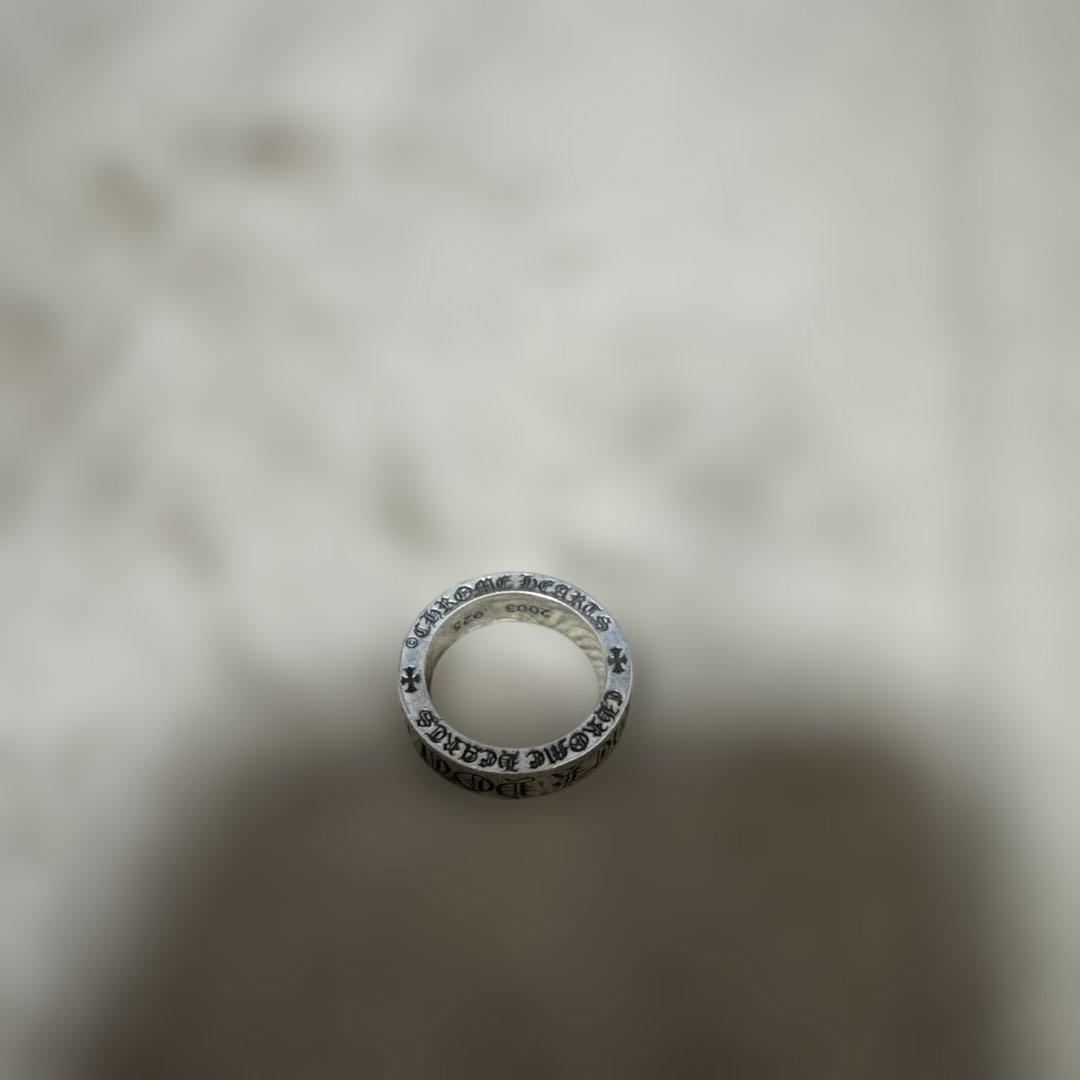 クロムハーツ スペーサーリング16.5号 925シルバー 文字彫刻2003