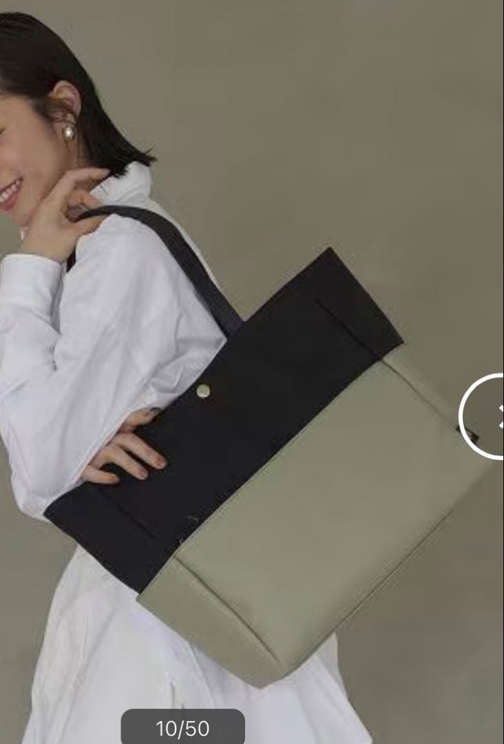 【新品】TOPKAPI マザーズバッグ バイカラー ビッグトートバッグ