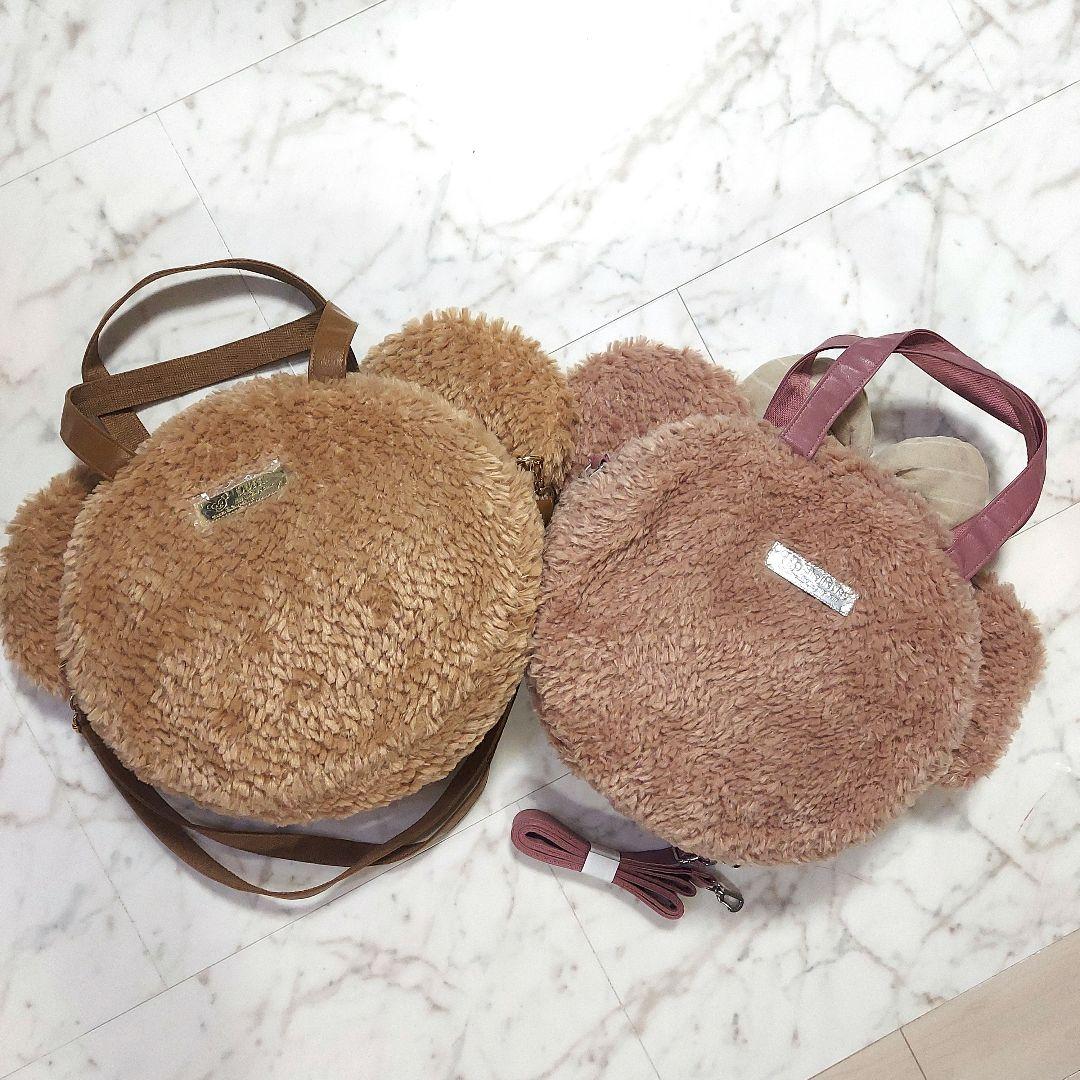 【美品☆廃盤商品】ディズニーリゾート　ダッフィー　フェイス　バッグ　セット