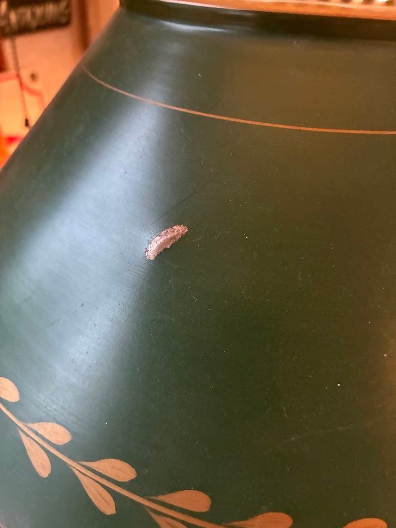 アンティーク　素敵な　グリーン　デスク　テーブル　サイド　ランプ　アメリカ　レア