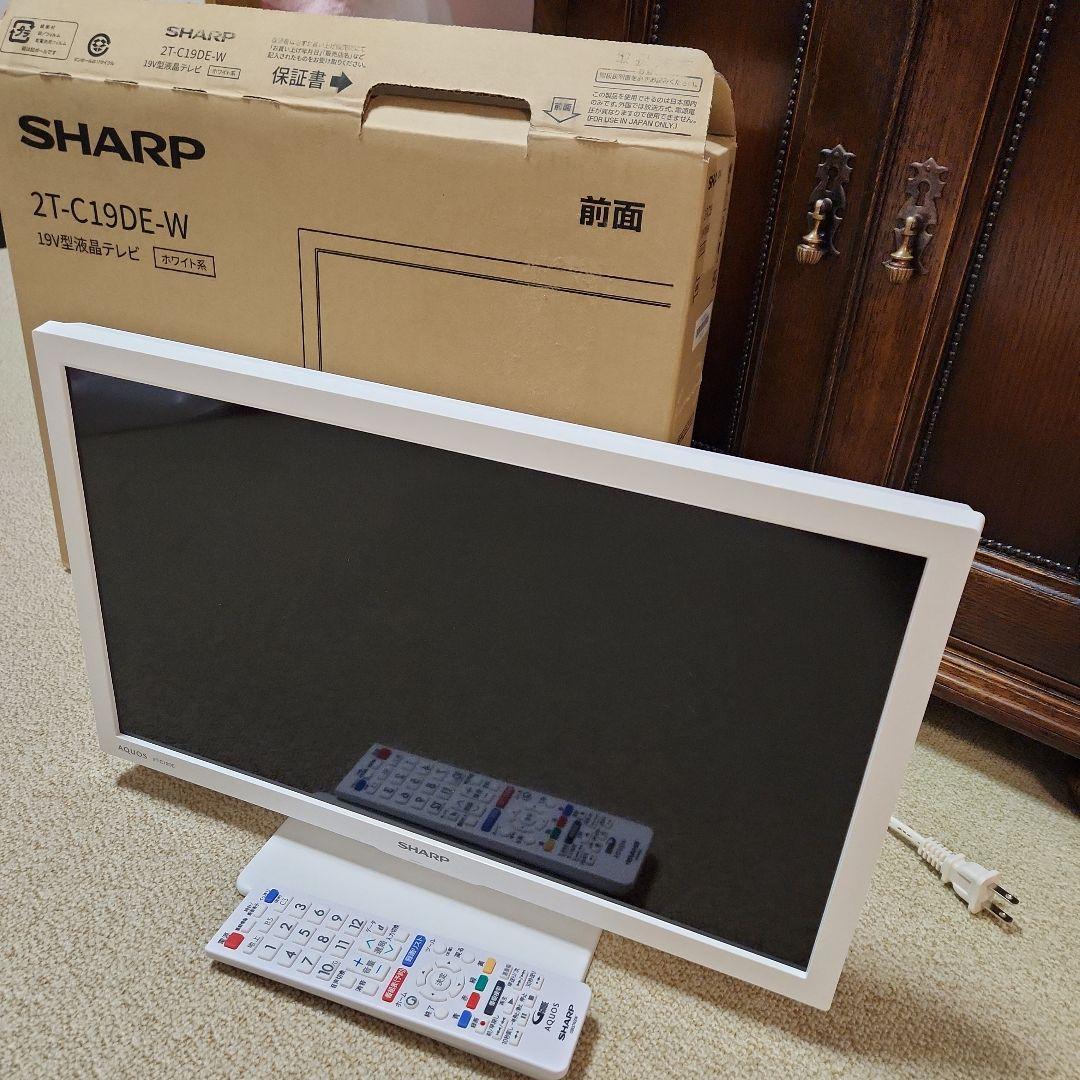 【2024年製】SHARP 液晶テレビ AQUOS 2T-C19DE リモコン有