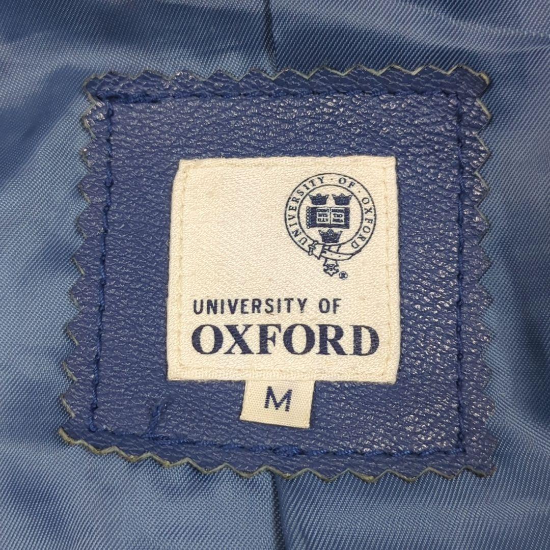 オックスフォード大学【M】希少カラー　リアルレザー　シングルレザージャケット