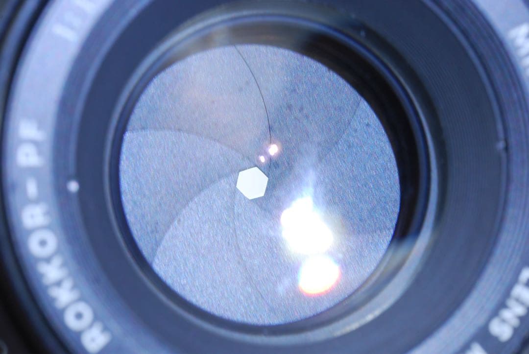 ＊整備済 完動品 ミノルタ MC ROKKOR-PF 50mm f/1.7 銘玉