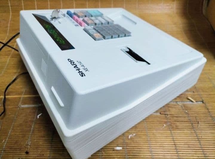 シャープレジスター　XE-A147　PC連携売上管理フル設定無料　000215