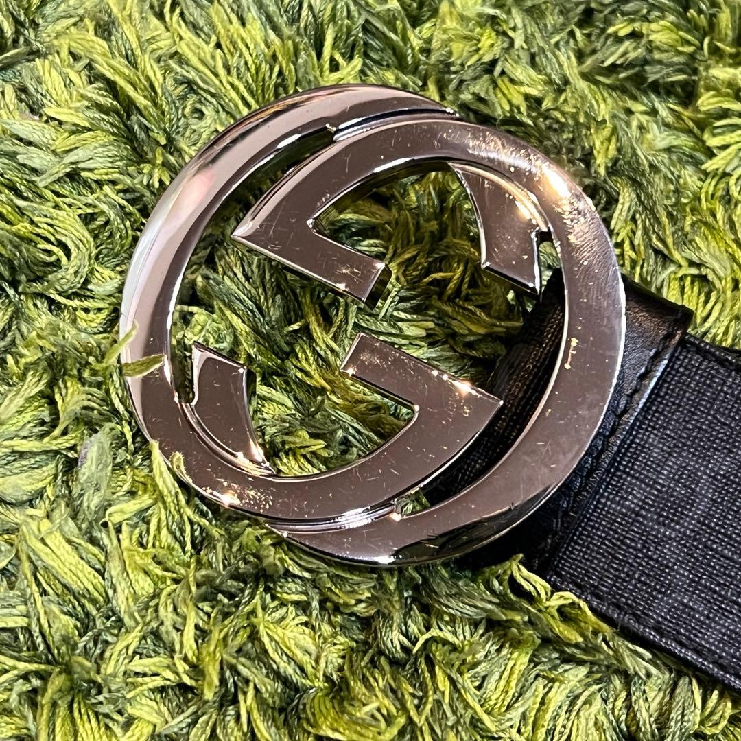 高級 人気 GUCCI グッチ インターロッキングG GGスプリーム ベルト
