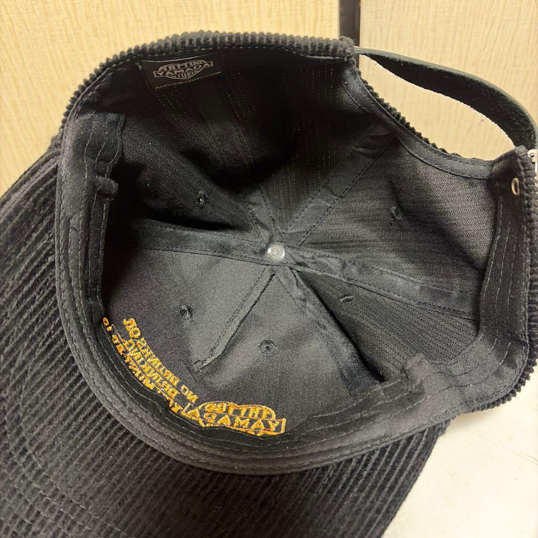 太郎　タトゥースタジオヤマダ　刺繍ロゴ　コーデュロイキャップ