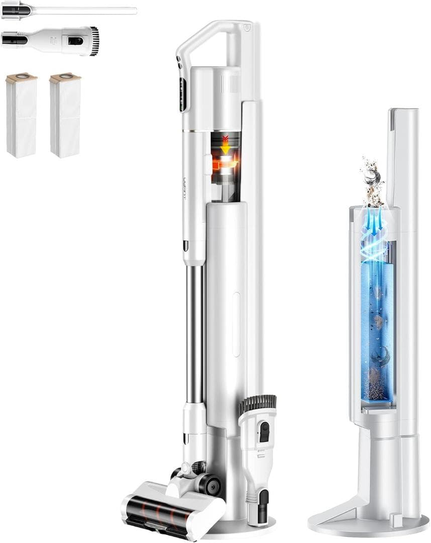 uwant V500 コードレス掃除機 自動ゴミ収集ドック