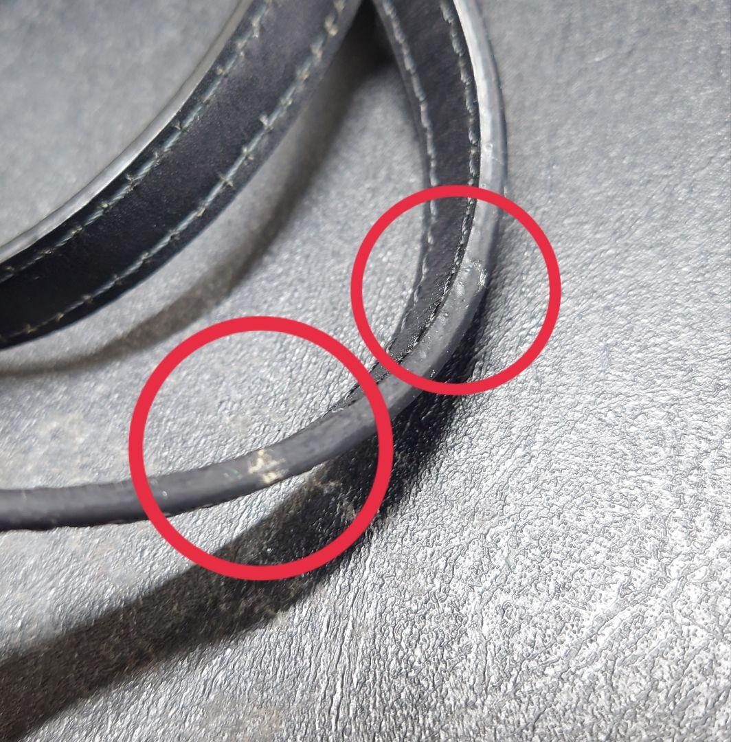 ラブレス　LOVELESS　レザー　トートバッグ　　ストライプ　黒　ナイト　騎士