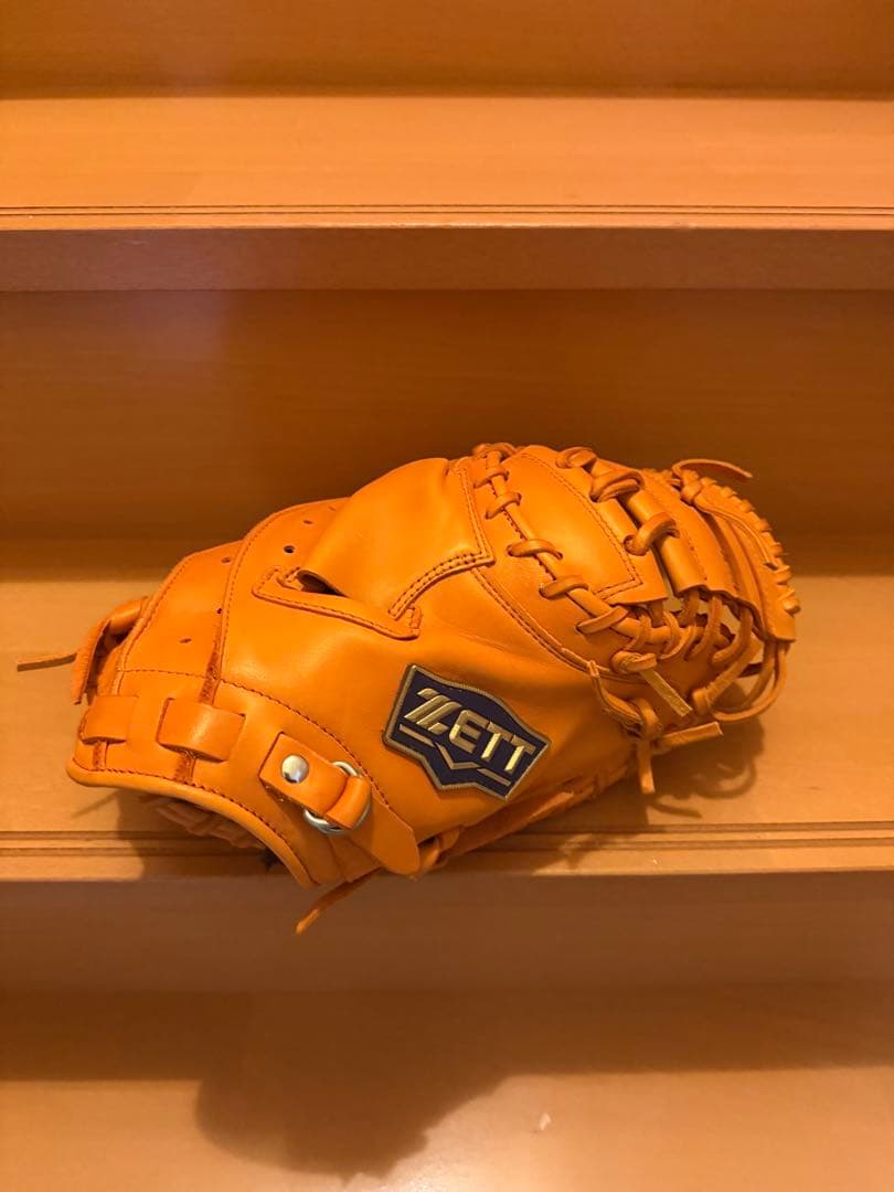 り*ー様 ZETT 硬式グローブ オレンジ